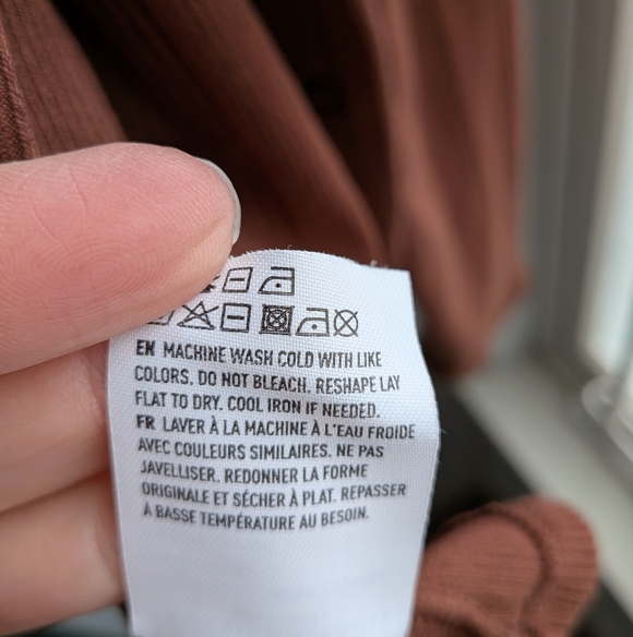 American Eagle Outfitters Women's Rust Button Down Shirt - Picture 11 of 12